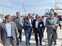 بازدید مدیرعامل شرکت انبارهای عمومی و خدمات گمرکی ایران و هیات همراه از شرکت انبارهای عمومی بندر لنگه 3
