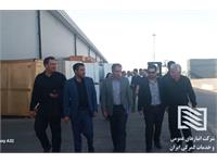 بازدید سرپرست شرکت انبارهای عمومی و خدمات گمرکی ایران از شرکت انبارهای عمومی و خدمات گمرکی امام خمینی (ره) و شهر فرودگاهی